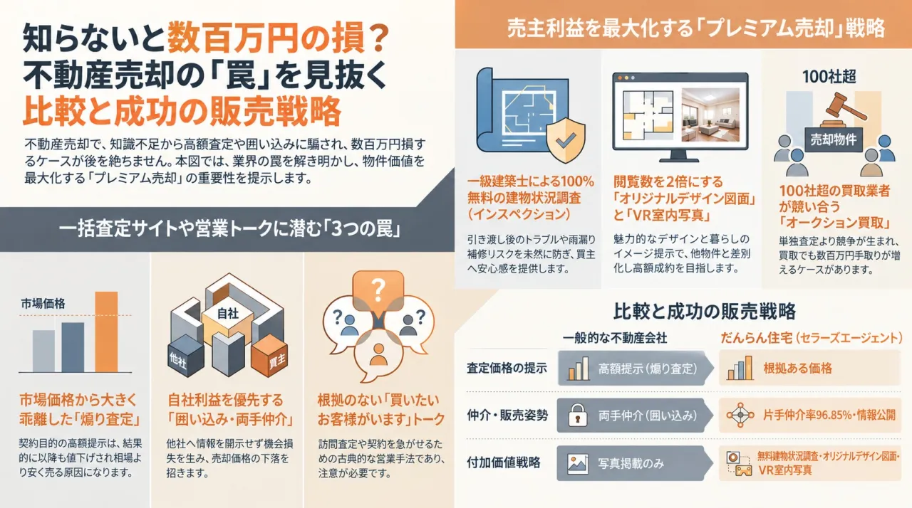 プレミアム不動産売却で大阪府大阪市東住吉区鷹合エリアの不動産を本当に高く売却するポイント